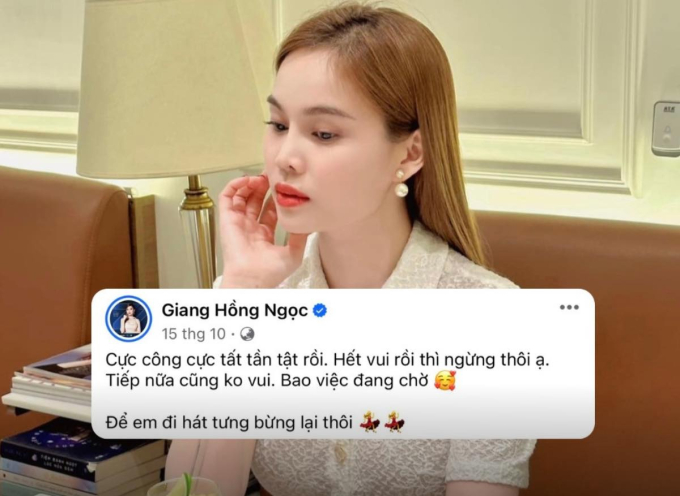 Giang Hồng Ngọc đích thân xác nhận chuyện ra về ở công diễn 3, căng thẳng đáp trả trước câu nên bị loại vì sân si - Ảnh 1.