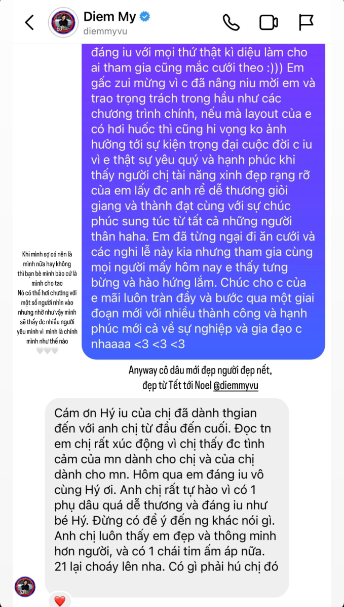 Trang Hý lên tiếng khi làm phù dâu nhưng layout lạc quẻ như phá đội hình cưới, hé lộ luôn phản ứng Diễm My 9x - Ảnh 1.