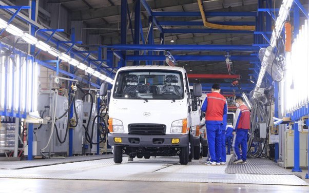 Hyundai Solati và Mighty N250 lắp ráp ở Việt Nam xuất đi thế giới
