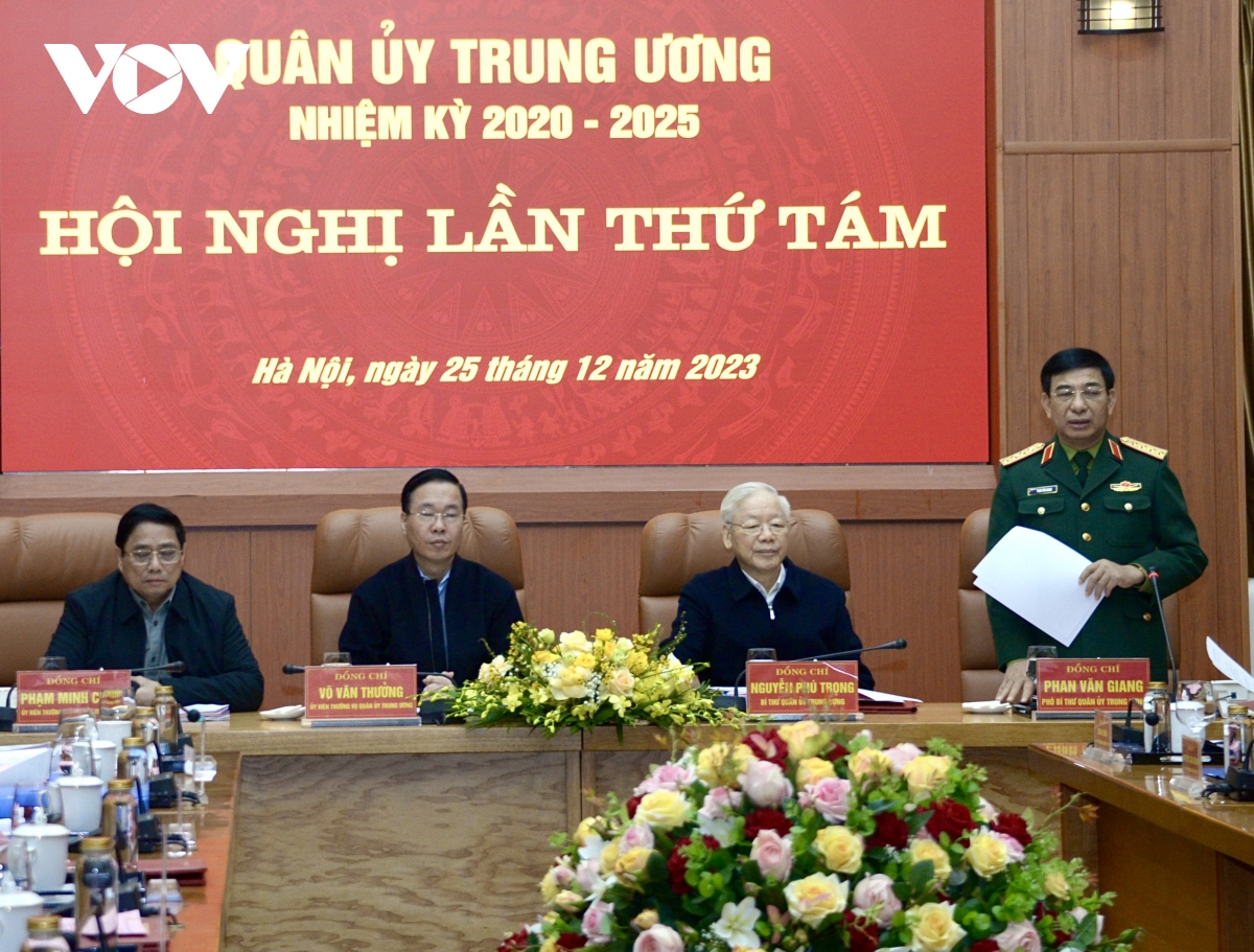 Tổng Bí thư Nguyễn Phú Trọng chủ trì Hội nghị Quân uỷ Trung ương lần thứ 8- Ảnh 9.