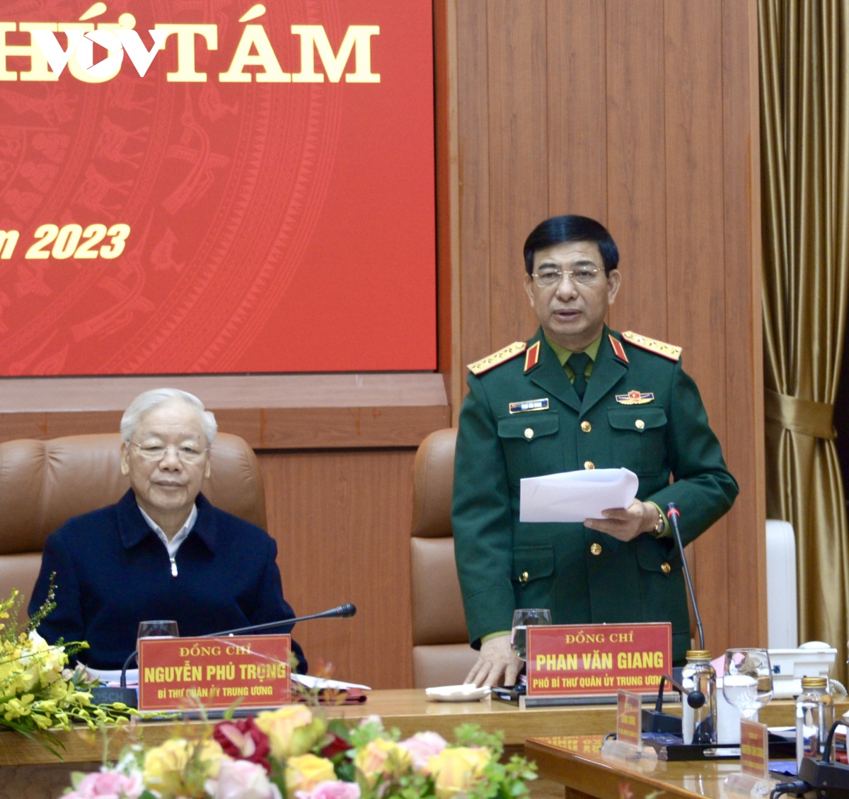 Tổng Bí thư Nguyễn Phú Trọng chủ trì Hội nghị Quân uỷ Trung ương lần thứ 8- Ảnh 8.