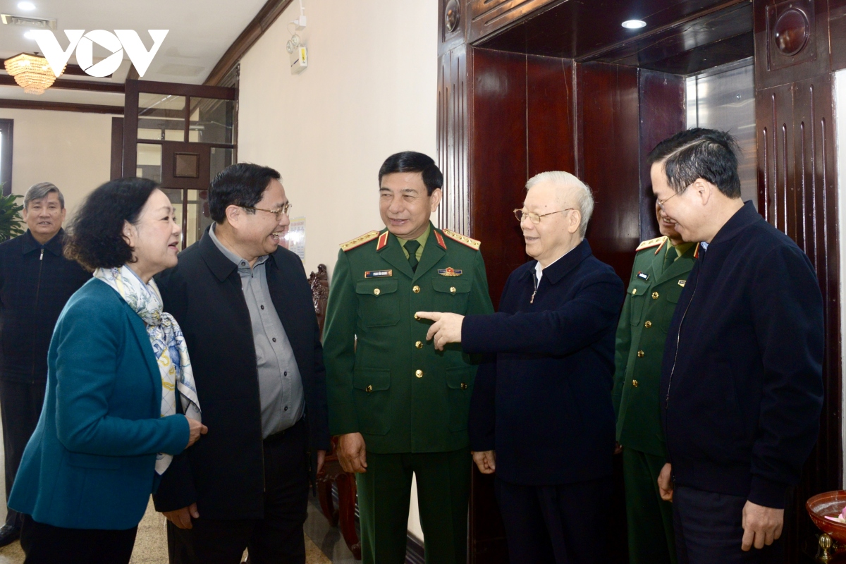 Tổng Bí thư Nguyễn Phú Trọng chủ trì Hội nghị Quân uỷ Trung ương lần thứ 8- Ảnh 4.