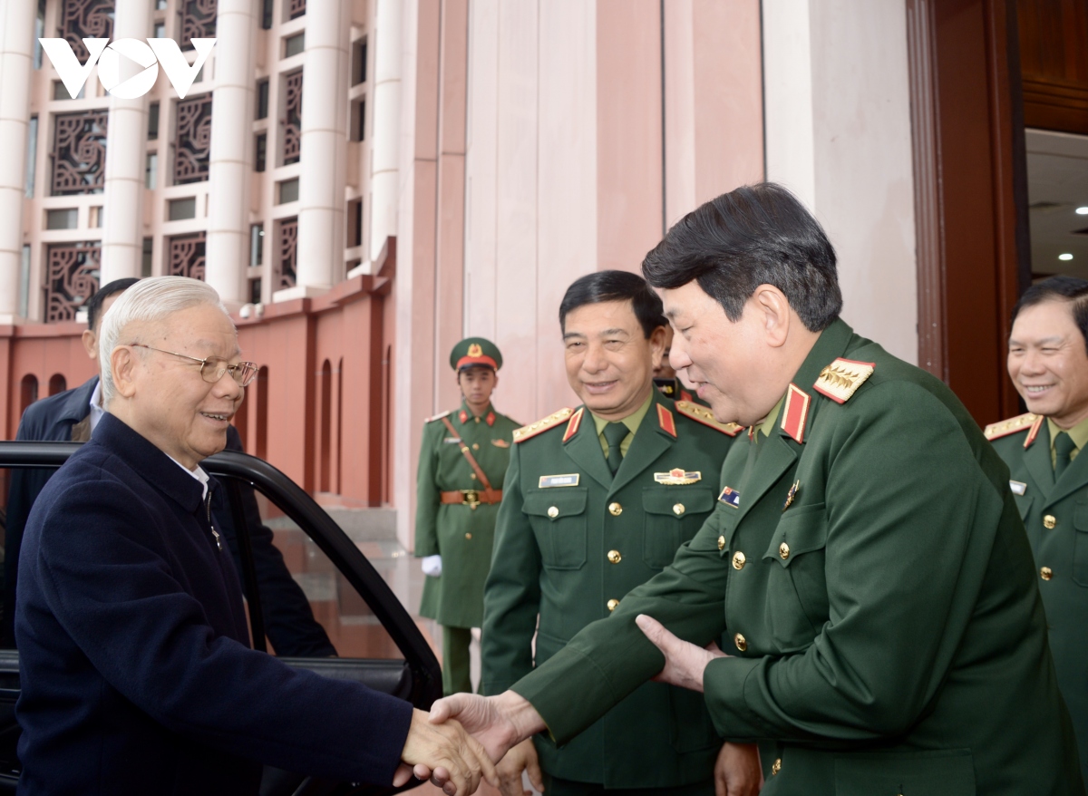 Tổng Bí thư Nguyễn Phú Trọng chủ trì Hội nghị Quân uỷ Trung ương lần thứ 8- Ảnh 2.