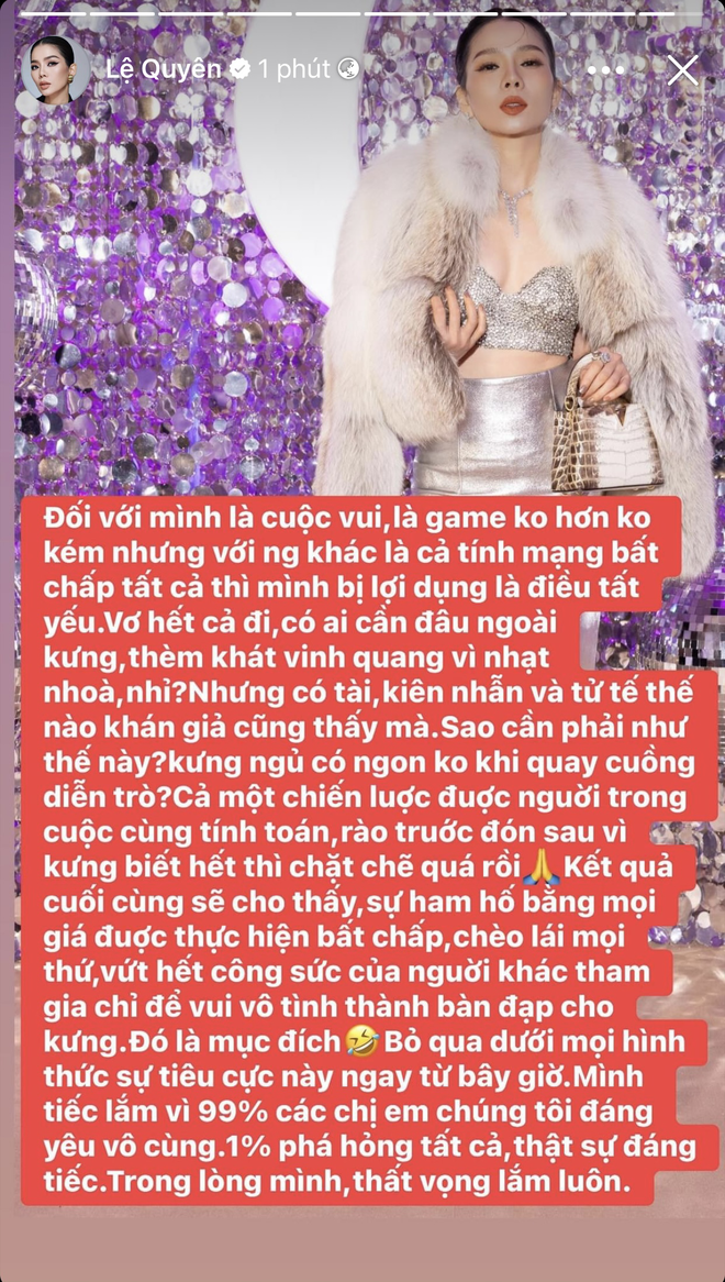 Lệ Quyên lộ diện sau bài đăng dấy drama tại Chị Đẹp: Visual mới gây chú ý, còn thần sắc ra sao?- Ảnh 3.