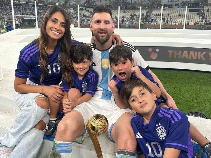 Con trai Messi trổ tài khiến dân mạng 'phát sốt', khen kỹ năng giống hệt cha- Ảnh 1.