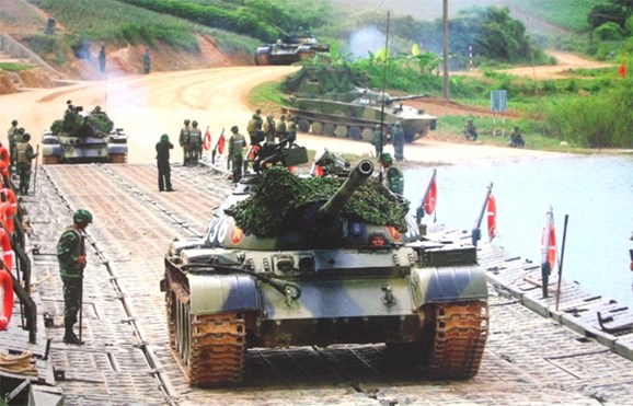 Bộ Quốc phòng điều chuyển Lữ đoàn 202, Quân đoàn 1 về Binh chủng Tăng thiết giáp - Ảnh: Cổng TTĐTCP