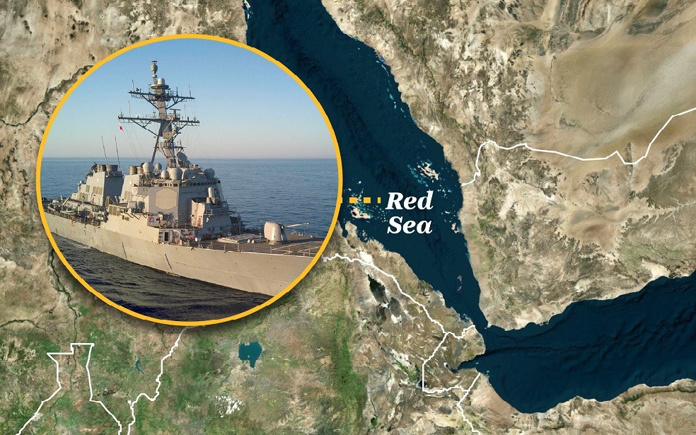 Mỹ rút chiến hạm đưa ra Địa Trung Hải, 299 tàu chạy khỏi Biển Đỏ