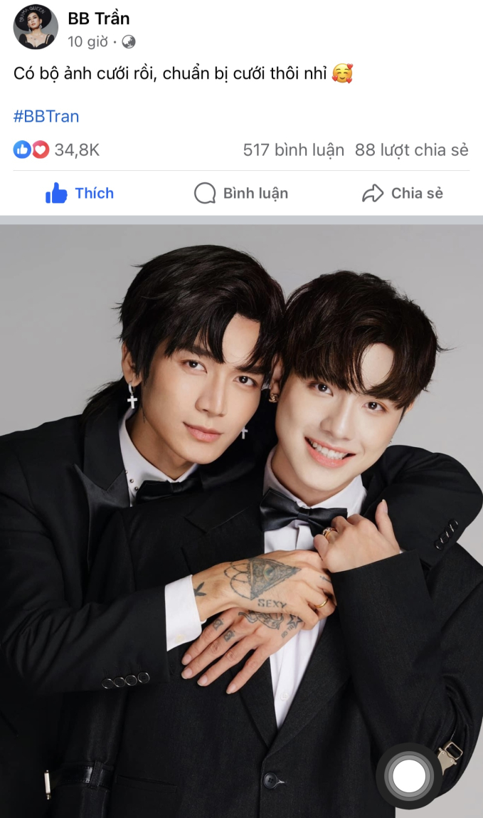 BB Trần xác nhận chuẩn bị tổ chức đám cưới với bạn trai? - Ảnh 1.