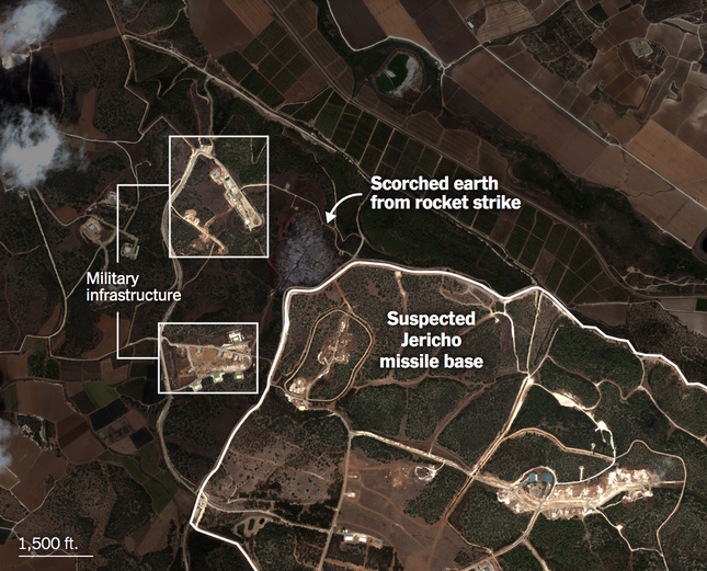 Nghi vấn rocket phóng từ Dải Gaza rơi xuống gần căn cứ nghi lưu trữ tên lửa hạt nhân của Israel - Ảnh 2.