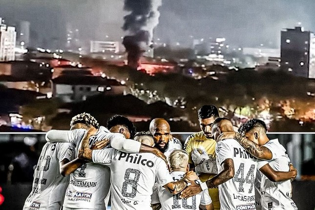Đội bóng cũ của Pele, Neymar lần đầu xuống hạng sau 111 năm, CĐV tức giận gây bạo loạn, đốt phá thành phố - Ảnh 1.
