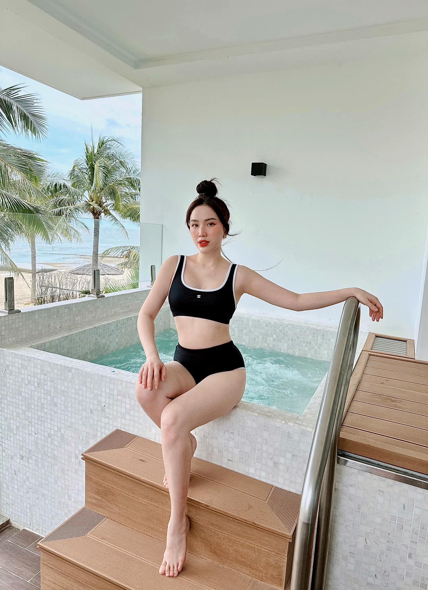 Lộ thân hình mũm mĩm khi mặc bikini, Bảo Thy có cách trả lời bất ngờ khi netizen nhận xét mập - Ảnh 2.