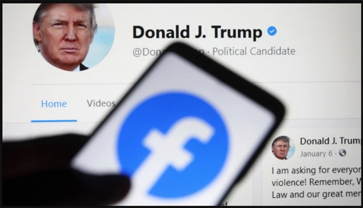 Meta khôi phục tài khoản của cựu Tổng thống Donald Trump trên Facebook và Instagram - Ảnh 1.