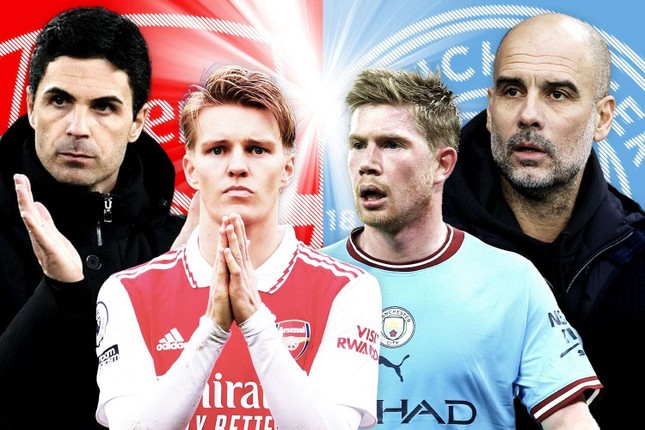 Nhận định Arsenal vs Man City, 02h30 ngày 16/2: Đánh chiếm ngôi đầu - Ảnh 1.