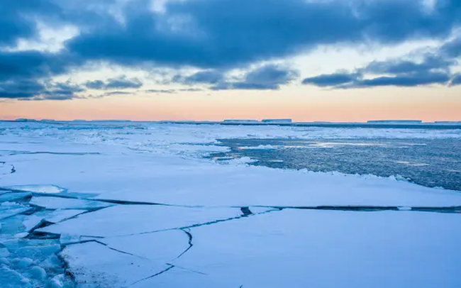 Băng biển ở Nam Cực thấp nhất trong gần 45 năm - Ảnh 1.