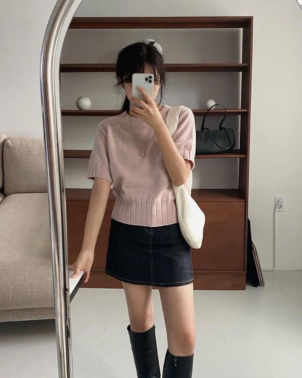 10 chiêu phối áo len mỏng cực đẹp vào mùa Xuân - Ảnh 5. 10 chiêu phối áo len mỏng cực đẹp vào mùa Xuân - Ảnh 5.