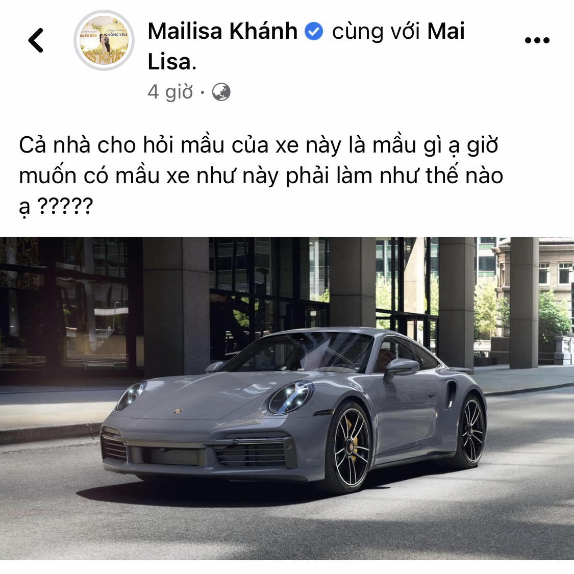 Đại gia Hoàng Kim Khánh lần đầu tính đổi gió sang Porsche 911, chọn mỗi màu sơn thôi đã tốn gần 200 triệu đồng - Ảnh 1.