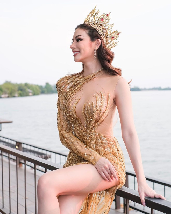 Nhan sắc người đẹp lai Việt đăng quang Hoa hậu Hòa bình ở Thái Lan - Ảnh 5.