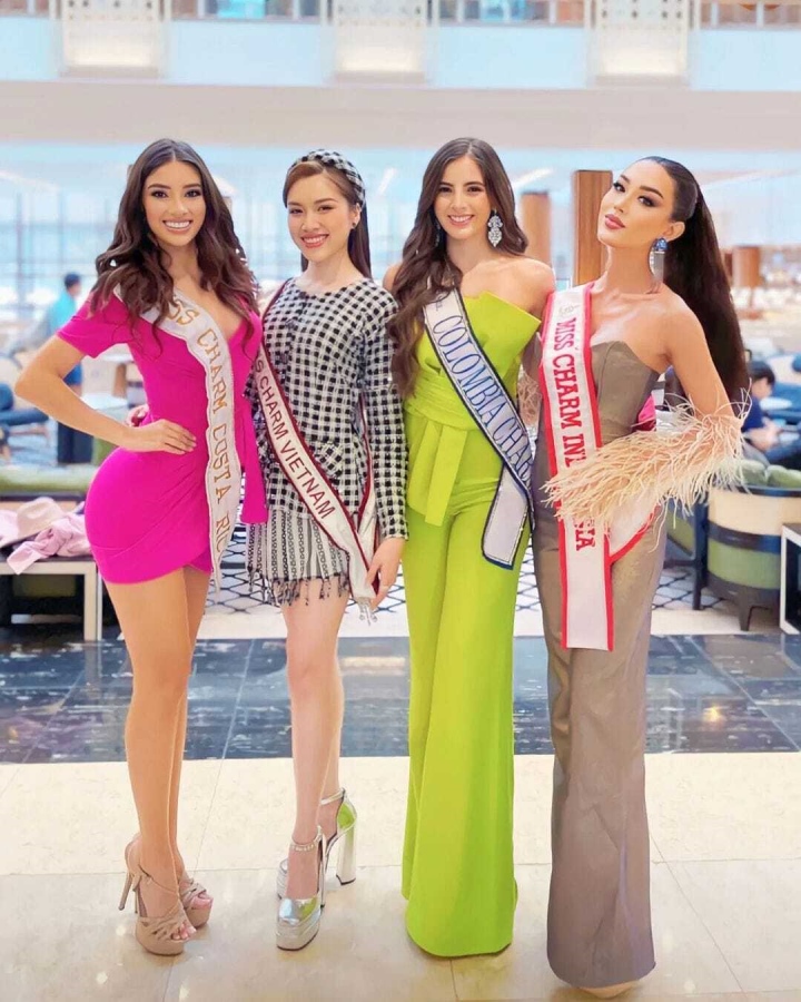 Dàn hoa hậu quốc tế ‘đổ bộ’ Việt Nam tranh vương miện Miss Charm 2023 - Ảnh 1.