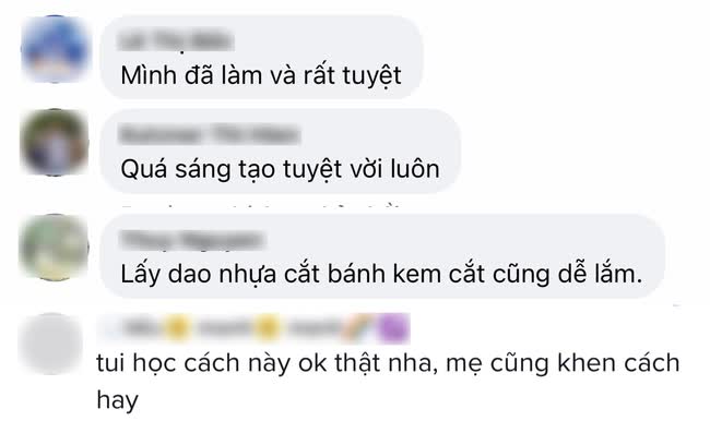 Tranh cãi chuyện cắt bánh chưng, bánh tét bằng dao quấn màng bọc thực phẩm: Kẻ khen mẹo hay, người chê hại môi trường - Ảnh 4.