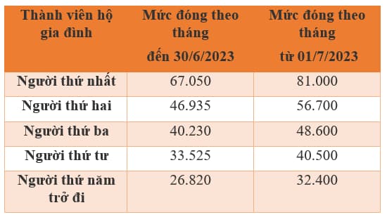 Mức đóng BHYT tự nguyện mới nhất năm 2023 - Ảnh 1.