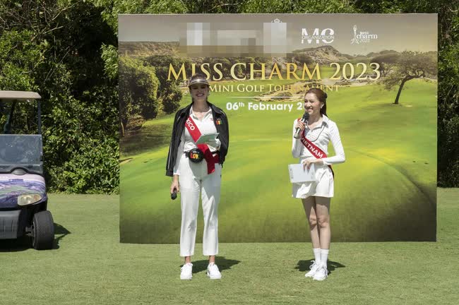 Miss Charm 2023: Dàn thí sinh đi thi mà như nghỉ dưỡng, đọ dáng gợi cảm bất phân thắng bại trên sân golf - Ảnh 2.