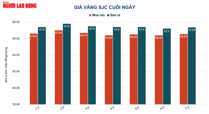 Giá vàng hôm nay 8-2: Rơi thẳng đứng - Ảnh 2.