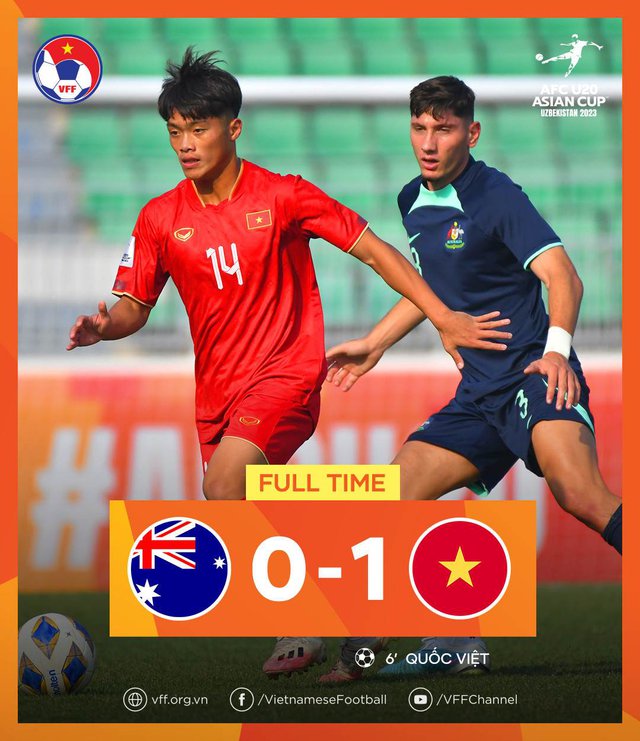U20 Australia chơi không tồi nhưng U20 Việt Nam đã có một trận đấu tuyệt vời! - Ảnh 1.