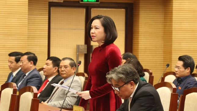 Bà Vũ Thu Hà được bầu làm Phó Chủ tịch UBND thành phố Hà Nội - Ảnh 1.