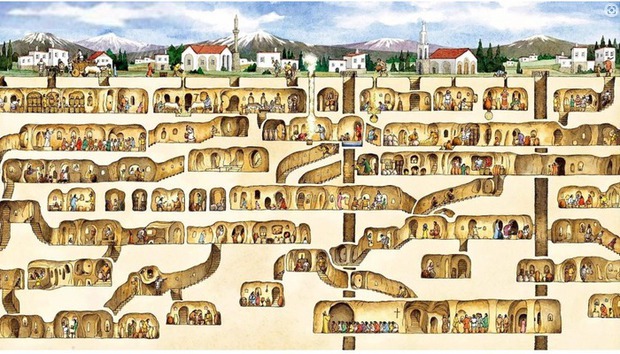 Đập tường sửa nhà phát hiện thành phố ngầm 18 tầng từ thời cổ đại, xem sơ đồ càng kinh ngạc - Ảnh 1.