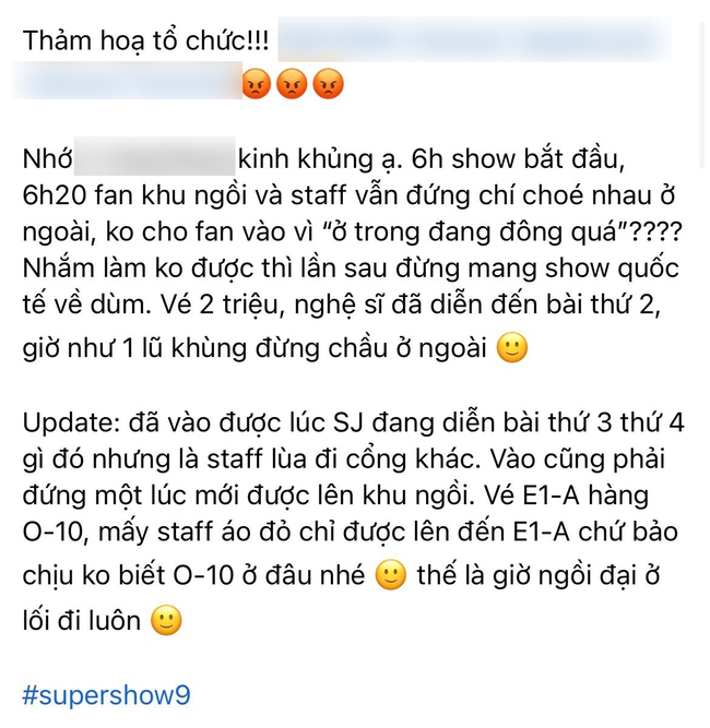 Hỗn loạn trước thềm concert của Super Junior: Khán giả mua vé vẫn không được vào xem vì... ở trong đang đông quá? - Ảnh 4.