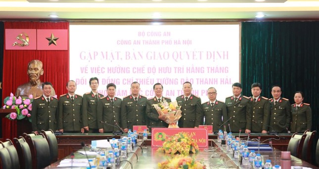 Thiếu tướng Đào Thanh Hải - Phó Giám đốc Công an TP Hà Nội nghỉ hưu - Ảnh 2.