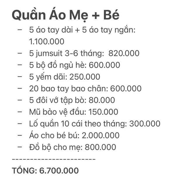 Bảng chi tiêu nuôi con 10 tháng hết hàng trăm triệu được hội bỉm sữa bàn tán rôm rả, mỗi người một ý - Ảnh 6.