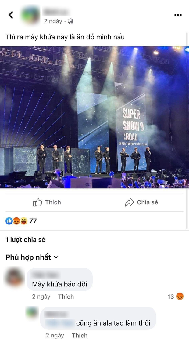Super Junior bị đầu bếp khách sạn nhắc đến với lời lẽ gây phẫn nộ sau đêm diễn ở TP.HCM, Tổng Giám đốc phản hồi chính thức - Ảnh 1.