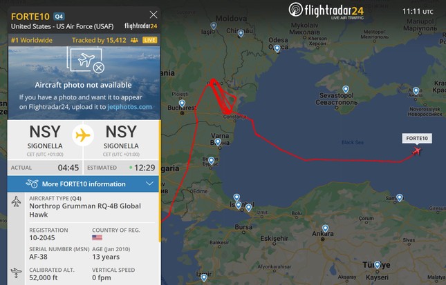 CNN: Một máy bay không người lái Mỹ xuất hiện trên Biển Đen vào thời điểm nhạy cảm - Ảnh 1.