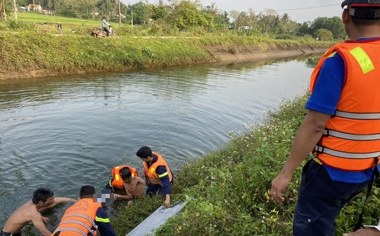 Nam thanh niên đuối nước trên kênh Phú Ninh ở Quảng Nam - Ảnh 1.