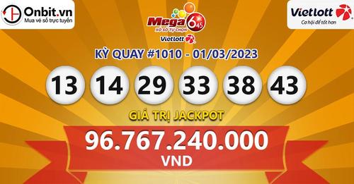 Hai vé số Vietlott cùng trúng giải Jackpot hơn 96,7 tỉ đồng - Ảnh 1.