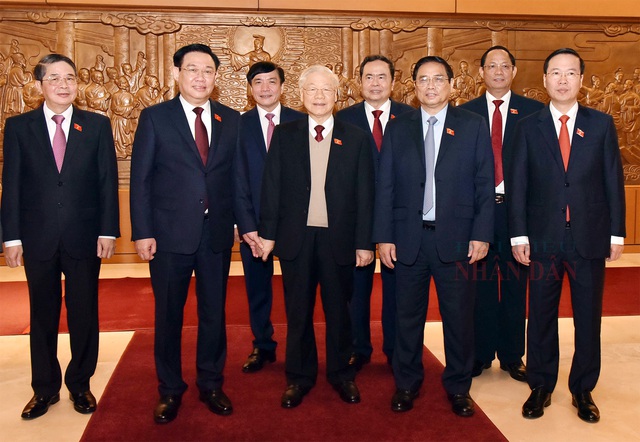 Quốc hội tiến hành bầu đồng chí Võ Văn Thưởng giữ chức Chủ tịch nước Cộng hoà Xã hội Chủ nghĩa Việt Nam nhiệm kì 2021-2026