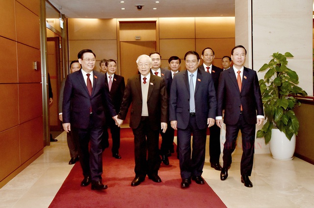 Đồng chí Võ Văn Thưởng được bầu giữ chức Chủ tịch nước Cộng hoà Xã hội Chủ nghĩa Việt Nam, nhiệm kì 2021-2026 - Ảnh 4.
