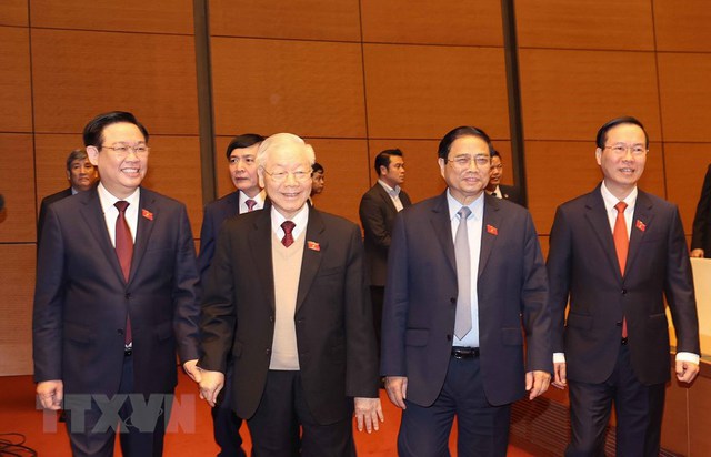 Đồng chí Võ Văn Thưởng được bầu giữ chức Chủ tịch nước Cộng hoà Xã hội Chủ nghĩa Việt Nam, nhiệm kì 2021-2026 - Ảnh 3.