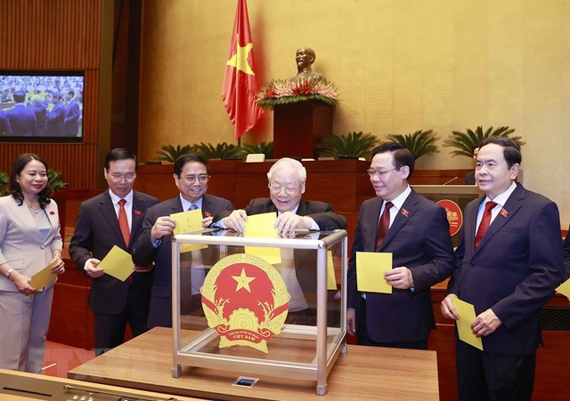 Đồng chí Võ Văn Thưởng được bầu giữ chức Chủ tịch nước Cộng hoà Xã hội Chủ nghĩa Việt Nam, nhiệm kì 2021-2026 - Ảnh 1.