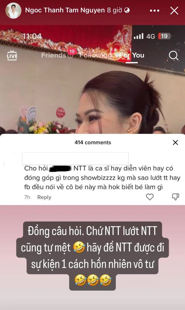 Phản ứng lầy lội của Ngọc Thanh Tâm khi bị hỏi: Có đóng góp gì trong showbiz mà thảm đỏ nào cũng chiếm sóng? - Ảnh 3.