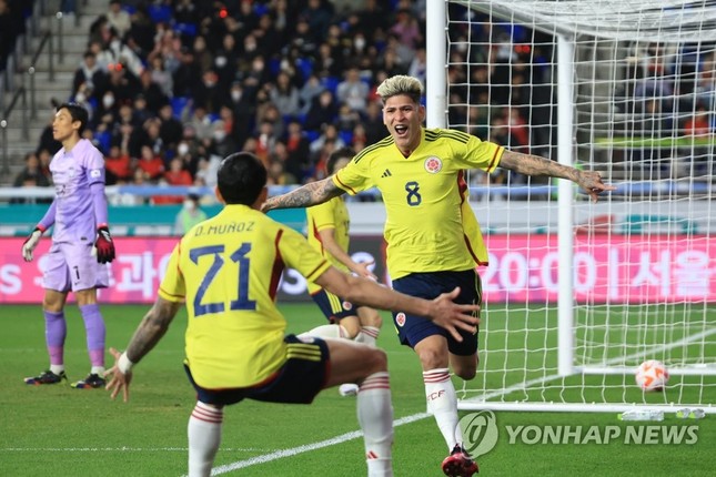 Son Heung-min lập cú đúp, Hàn Quốc hòa tiếc nuối trước Colombia - Ảnh 2.