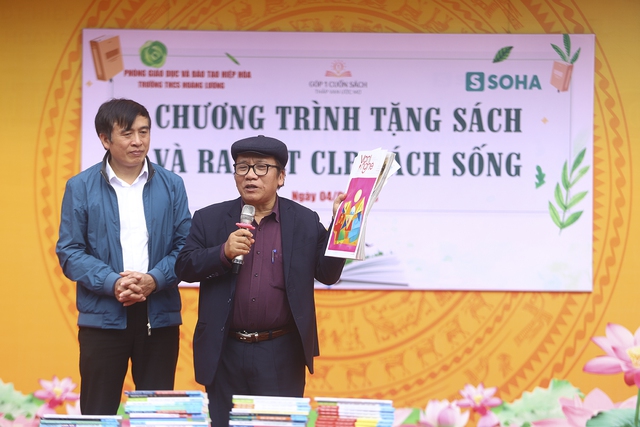 Chung tay lan tỏa dự án nhân văn Góp 1 cuốn sách - Ảnh 2.