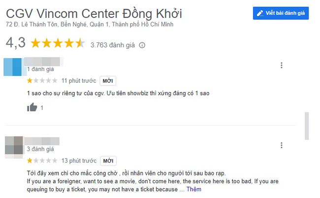  Netizen tràn vào tấn công Facebook của Trấn Thành, đánh giá bão 1 sao hệ thống rạp phim giữa tranh cãi  - Ảnh 7.