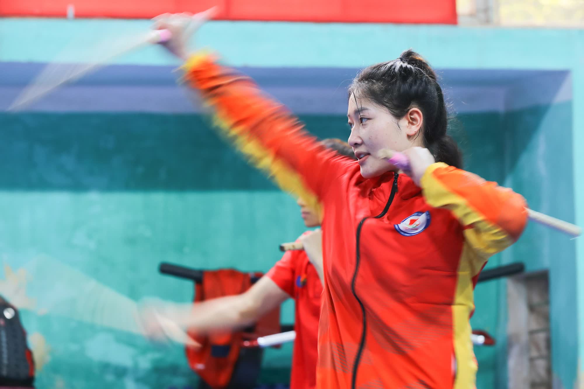 Cách tập luyện 'dị' của đội tuyển Võ gậy Việt Nam trước thềm SEA Games