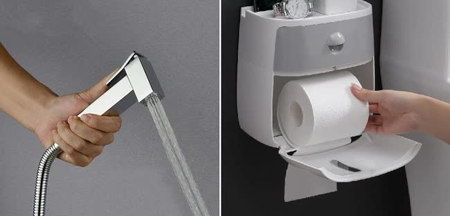 Tranh cãi không hồi kết về việc dùng vòi xịt rửa hay giấy vệ sinh tốt hơn: Chuyên gia nói gì? - Ảnh 1.