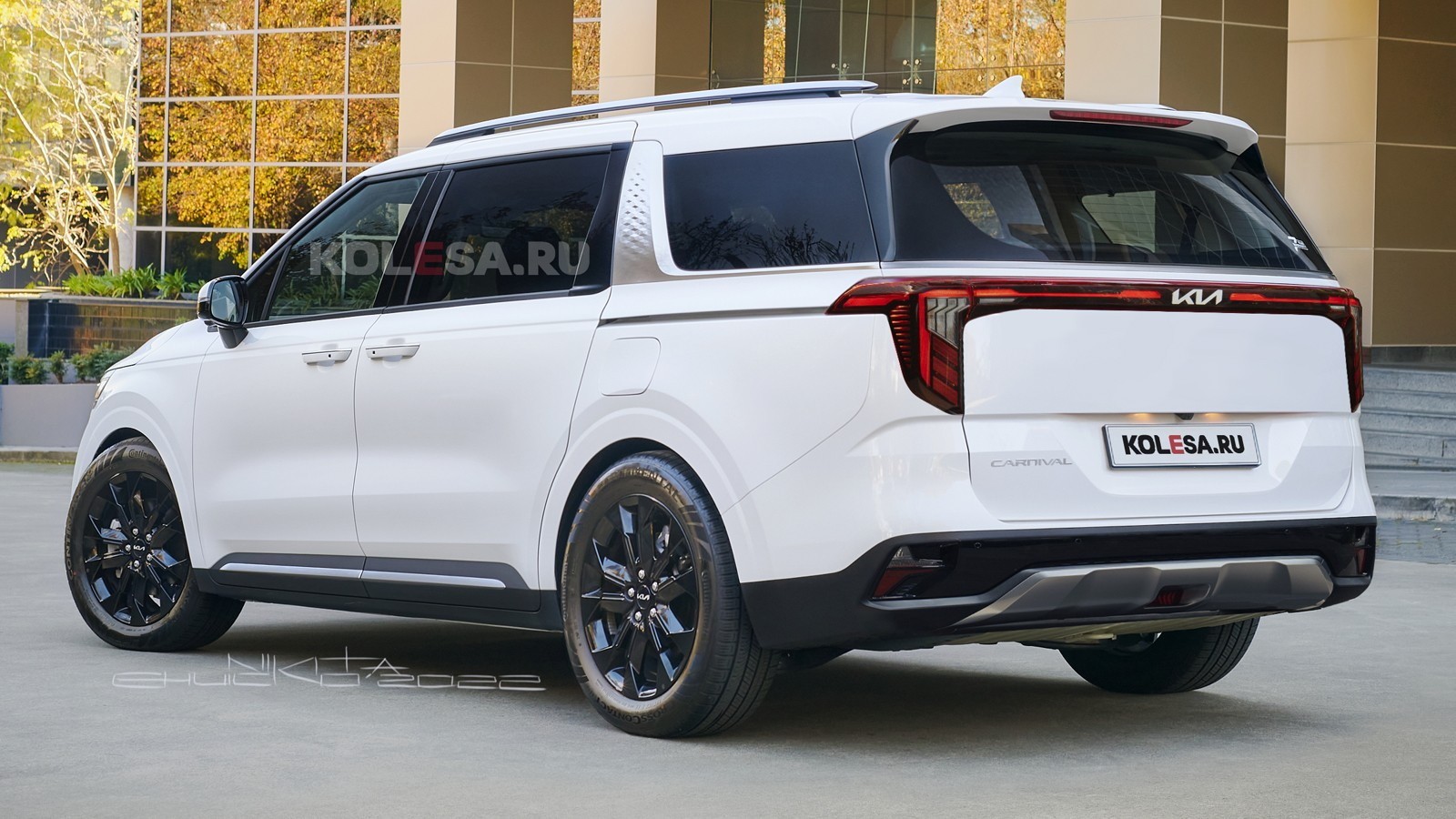 Kia Carnival đang đẹp thì đổi thiết kế: Bản 2024 thay đèn to và dị hơn, biển số hạ xuống thấp - Ảnh 4.