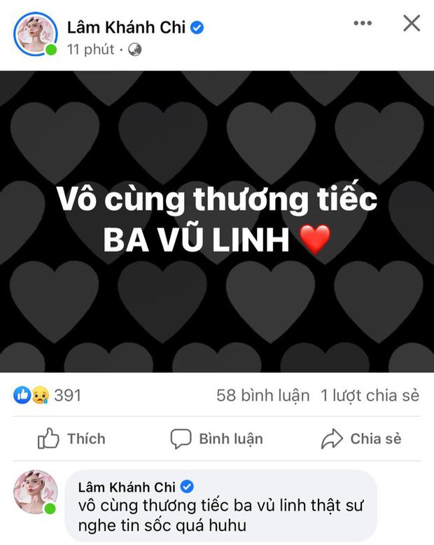  Ngọc Huyền, Kim Tử Long và làng nghệ thuật bàng hoàng và đau xót trước sự ra đi của ông hoàng cải lương Vũ Linh - Ảnh 8.