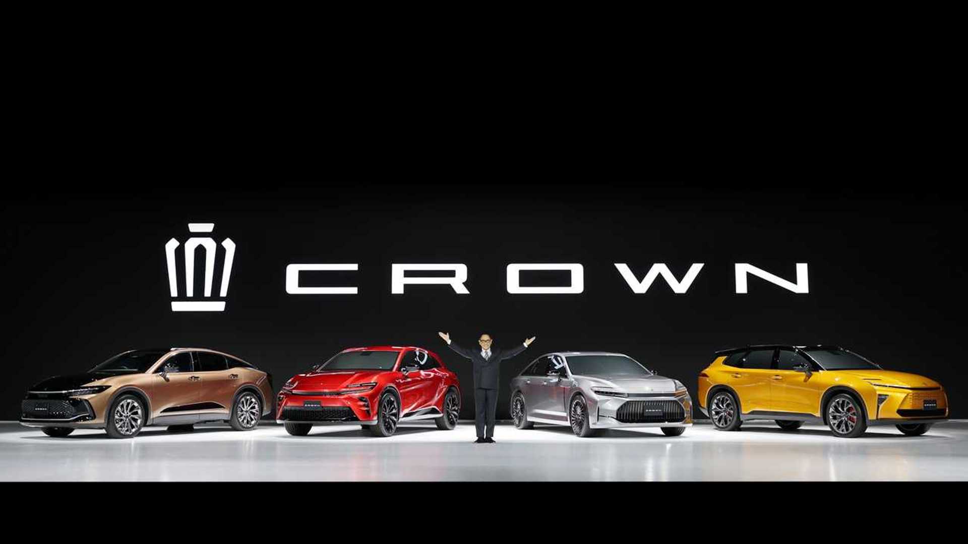 Đội thiết kế Toyota Crown chắc khó nhàn: 1 xe mà biến được thành 7 kiểu dáng, 3 dáng mới sắp ra mắt vừa được hé lộ - Ảnh 1.