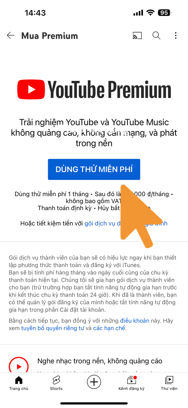 Cách đăng ký YouTube Premium tại Việt Nam để có giá hời, được miễn phí dùng thử - Ảnh 3.